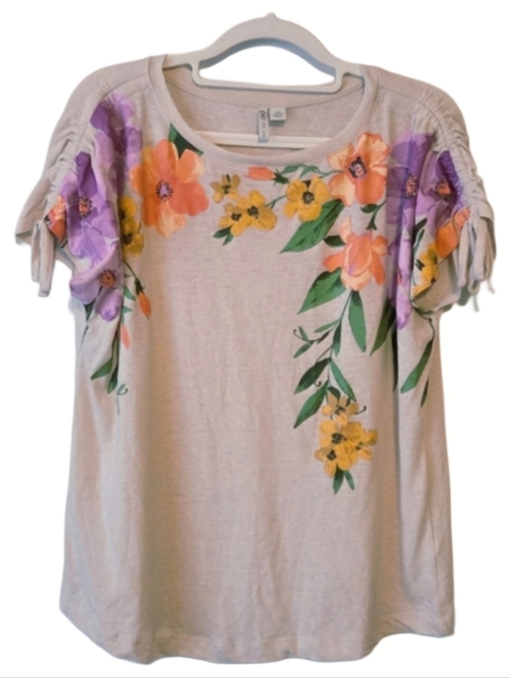 Linen Festival Fringed Blouse